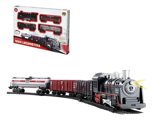 Sun Baby – Circuito De Tren Eléctrico Con Bucle, Viaducto, Puente Y Estación, Juguete Educativo Con Sonidos Realistas Para Niños +3 Años
