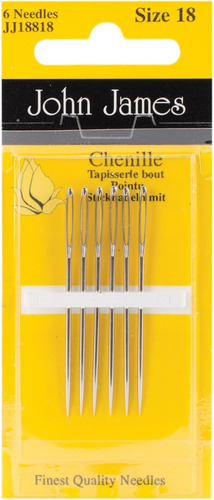 Chenille Mano Needles-size 18 6/pkg