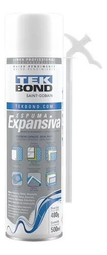 Sellador Expansivo Espuma De Poliuretano Tekbond 750ml