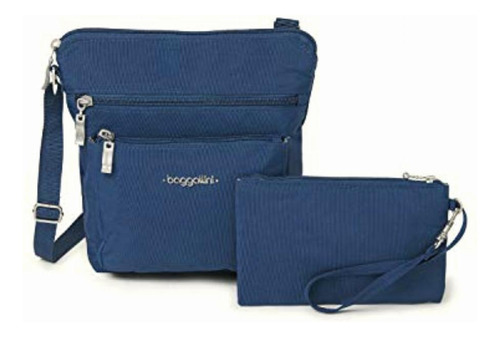 Baggallini Bolsa Cruzada, Adulto, Unisex, Pacific, Talla