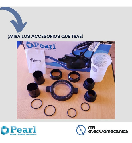 Bomba Autocebante Pileta 40000 L Minipool 50m Pearl Motorarg