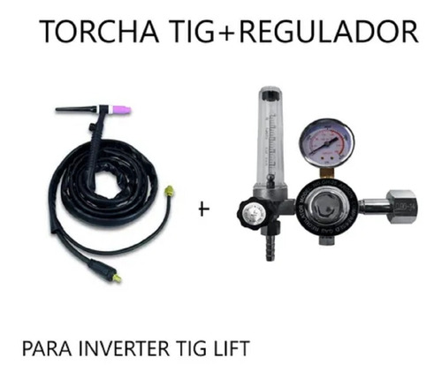 Torcha Tig Su17 + Regulador Argon - Tyt