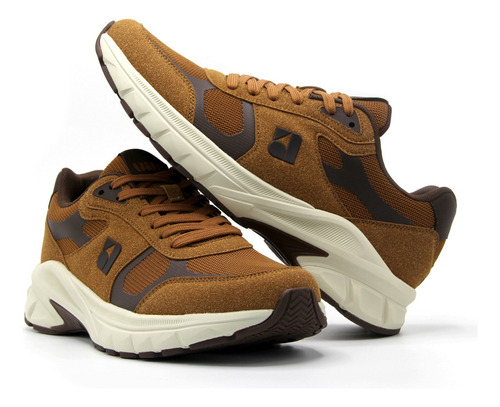 Zapatillas Urbanas Hombre Casual Värt Pulse Original Marron