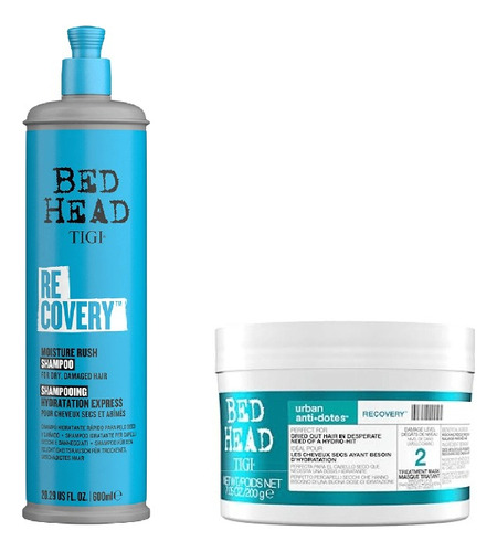 Tigi Bed Head Recovery Shampoo 400ml + Mascara 200ml