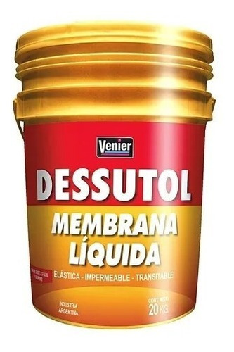 Membrana En Pasta Liquida Impermeabilizante Techo 20k Venier