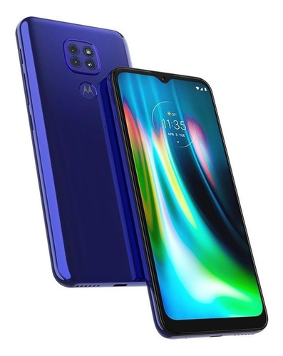 Moto G9 Play Dual SIM 64 GB azul eléctrico 4 GB RAM - Excelente (Reacondicionado)