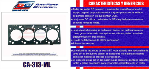 Junta Cabeza Para Ford L4 2.0 16v Dohc Contour / Mystique (9