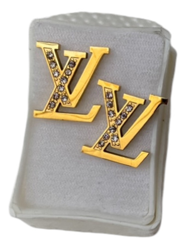 Aretes Lv Con Cristales