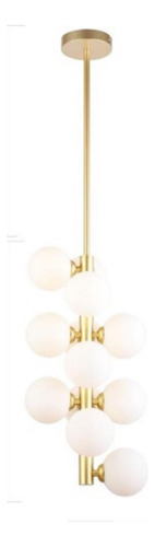 Lustre Pendente Júpiter Dourado 12 Lâmpada G9 Pd10212-12.000