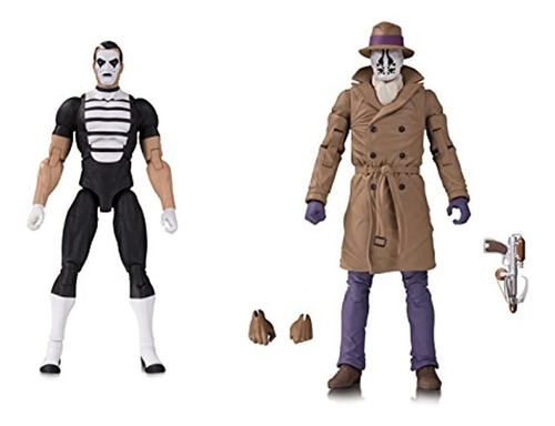 Coleccionables De Dc Doomsday Reloj: Rorschach Y Mimo Figura