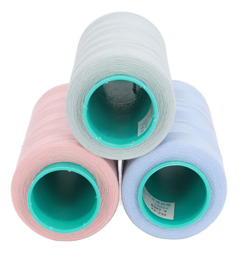 Hilo De Poliéster Para Máquina De Coser, 3 Unidades, 3 Color
