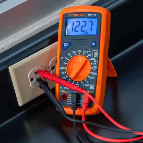 Tester Multimetro Digital 10 A Profesional Truper 10401
