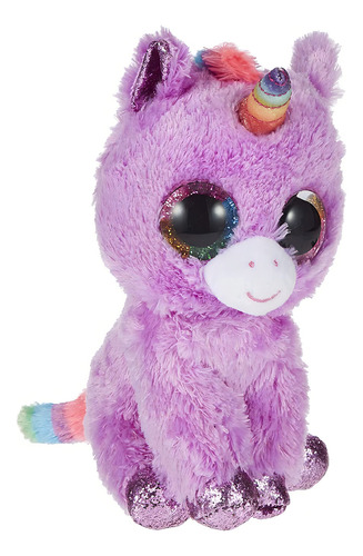 Beanie Boos Medium - Rosetón de unicornio morado