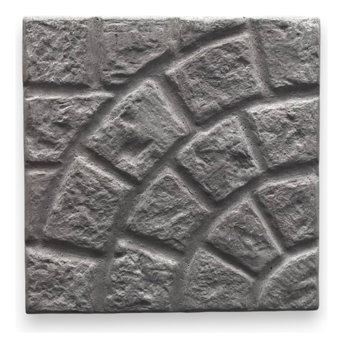 Pastelón Adoquín Piedra Curvo Timbercret 45 X 45 X 4