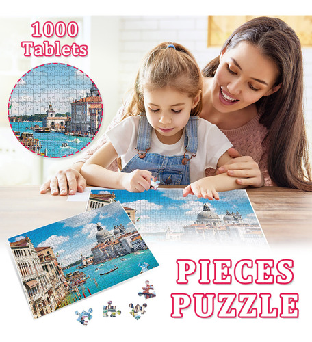 Puzzle M 1000 Grande Para Adultos Y Niños, Regalo Para Festi