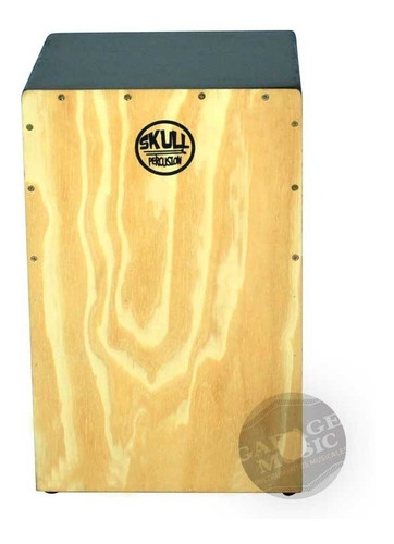 Cajon Peruano Dual Flamenco Bordona Skull Percusión Cd Curso