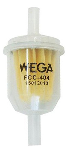 Filtro De Combustible Universal Pico 6mm Papel Wega