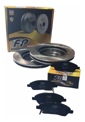 2 Discos Delantero + Balatas Delantero V-drive 1.6l 2021 Fp