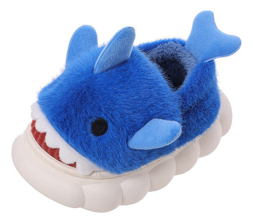 Cómodas Pantuflas Infantiles Plush Shark [u]