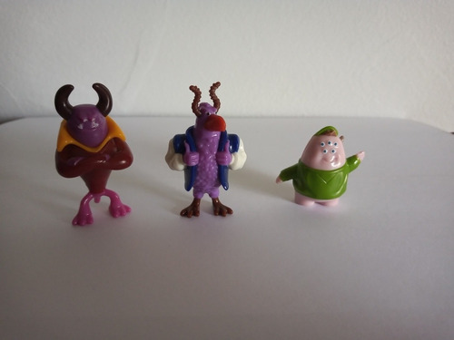 Lote Muñecos Kínder Monster University X 3 Muñecos