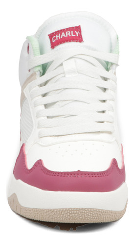 Tenis Para Mujer Charly Cómodos Uso Diario Charly Blanco Multicolor 22-26 1050553