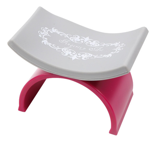 Almohada De Mano Para Manicura En Forma De U, Mesa De Rojo