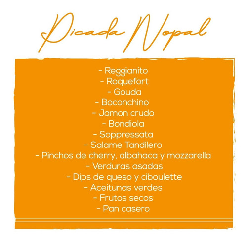 Picadas Para 2 Personas, Envíos - Nopal - Mf Catering
