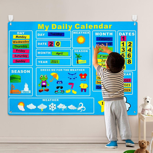 Tablero De Fieltro Para Niños Conjunto De Guión Gráfico De F