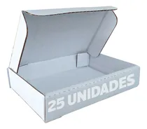 Comprar 25 Caixas Papelão Branca 16x11x3 Fones De Ouvido Adaptadores