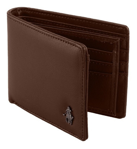 Imagen 1 de 6 de Cartera Hpc Polo En Piel Con Logo De La Marcaa