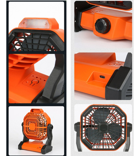 Mini Ventilador De Sobremesa Portátil Recargable Por Usb