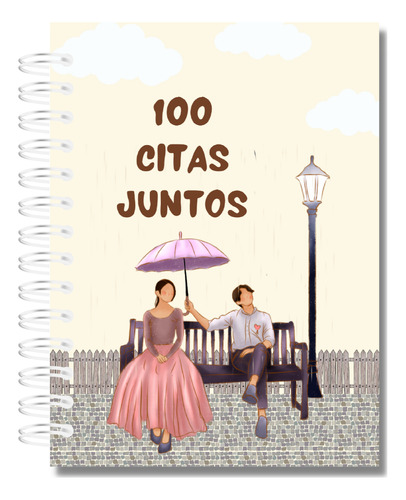 Álbum 100 Citas Juntos - Beige Ilustración