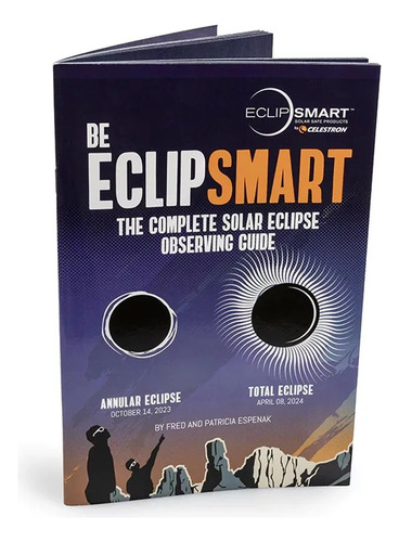 Lentes Solares Celestron Eclipsmart Guía Para Eclipse Solar