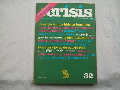 Crisis 32 Diciembre 1975 Tupac Amaru Mastronardi Roa Bastos