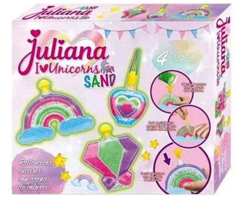 Arena Decorativa Unicornios En Caja Juliana - Sisjul039