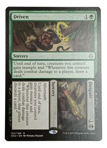 Carta Driven / Despair [devastation] Mtg Sorcery