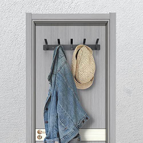 Perchero De Pared Con 5 Ganchos Para Colgar Abrigos, Percha