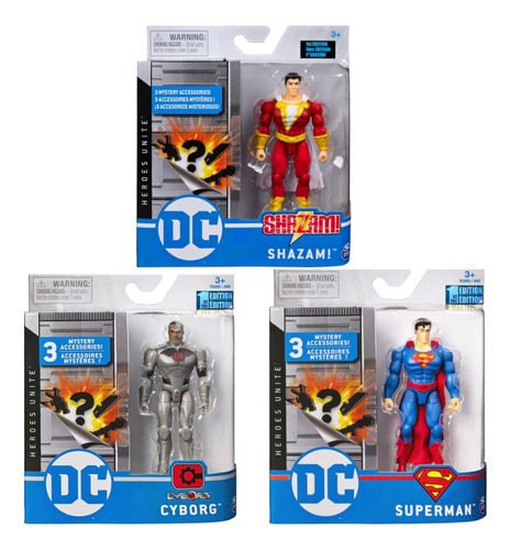 Dc Figuras Liga De La Justicia 10cm Articulada Caffaro 8701