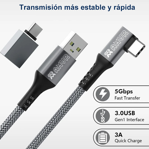Amvr 5m Link Cable For Pico 4/oculus Quest3/quest2/quest Pro