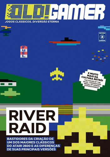 Bookzine OLD!Gamer - Volume 11: River Raid, de a Europa. Editora Europa Ltda., capa mole em português, 2022
