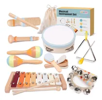 Comprar Set De Instrumentos Musicales Para Bebés Montessori Madera B