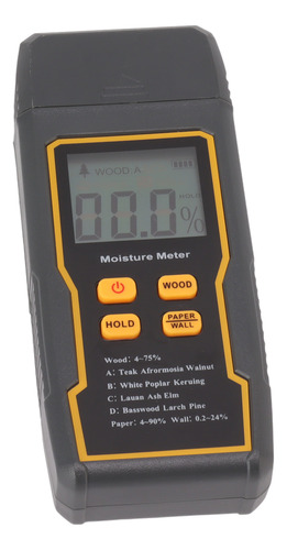 Medidor Digital De 4 Modos Com Display Lcd De Madeira