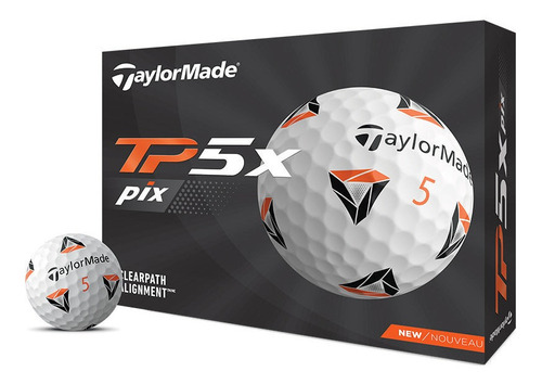 Pelota  De Golf Taylormade Tp5x Pix - Blanca / Docena