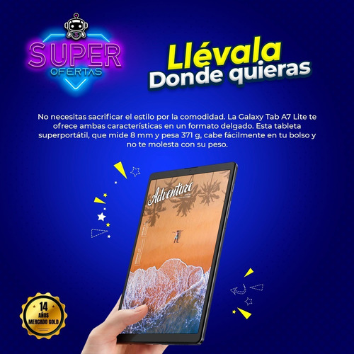 Imagen 2 de 6 de Tablet Samsung Con Chip + 3 Ram + 32 Gb + Gratis Audífonos !