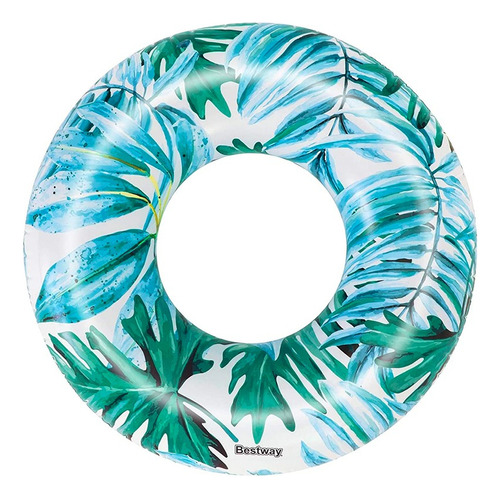 Flotador Inflable Aro Palmera Tropical 119cm Bestway 36237