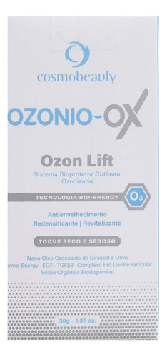 Sérum Facial Ozonio OX 18h Ozon Lift Cosmobeauty 30g