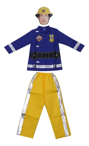Disfraz De Sam El Bombero Para Niños