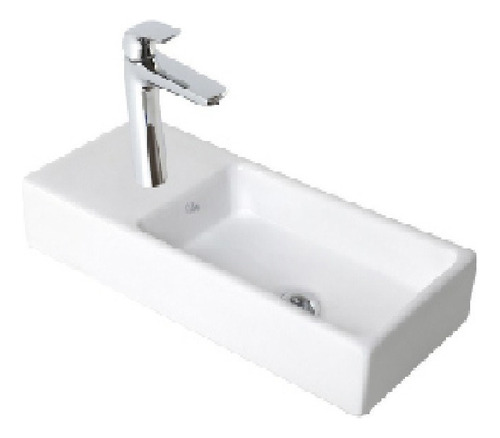 Bacha De Apoyo Ferrum Tori L322k Toilette Blanco Baño 