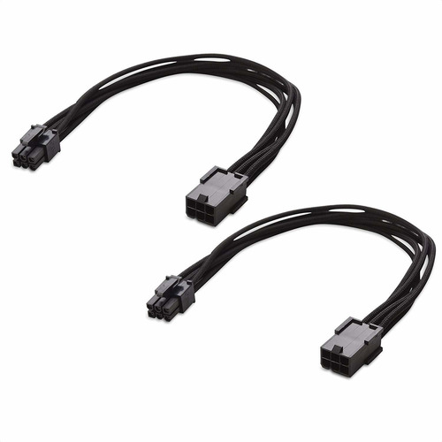 Cable Matters 2-pack 6 Pin Pcie Cable De Extensión 10 Pulga