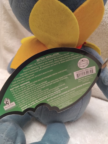 Peluche Hormiga Biggle Bugs Disney Brinca Y Tiene Sonido Gris Oscuro (Usado)